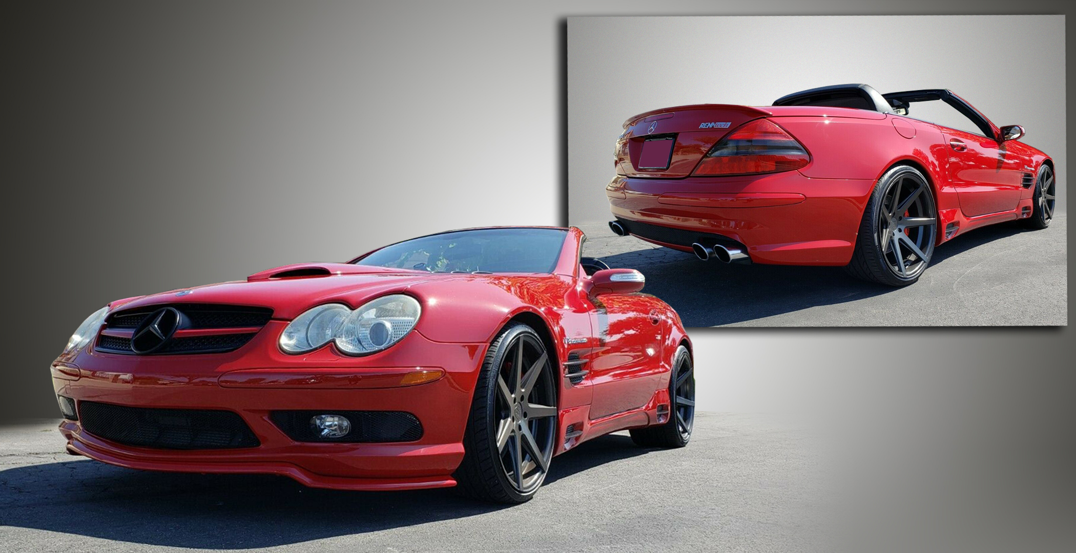 Custom Mercedes SL  All Styles Body Kit (2003 - 2008) - Call for price (Part #MB-190-KT)